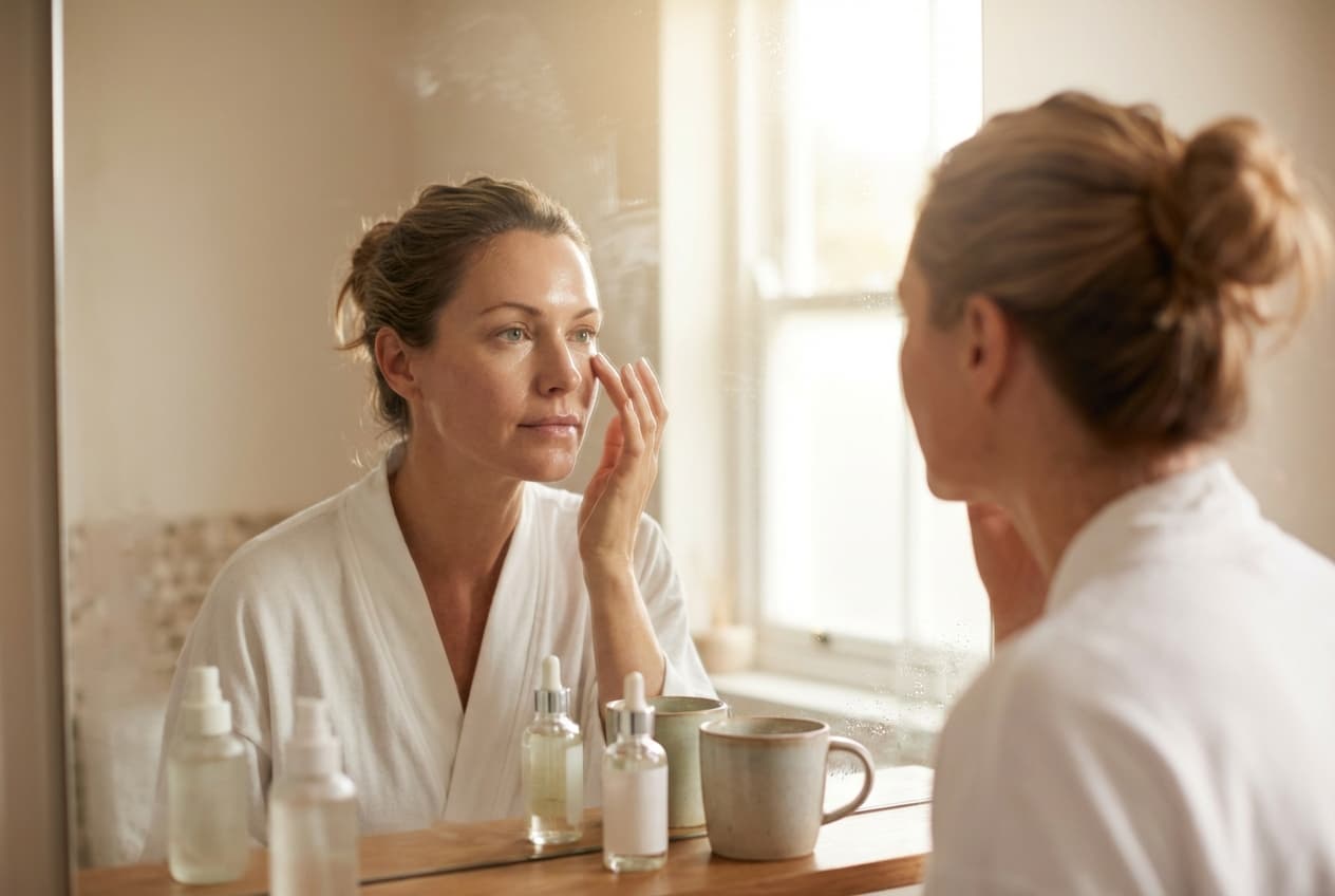 Under-eye skincare routine for puffiness and dark circles